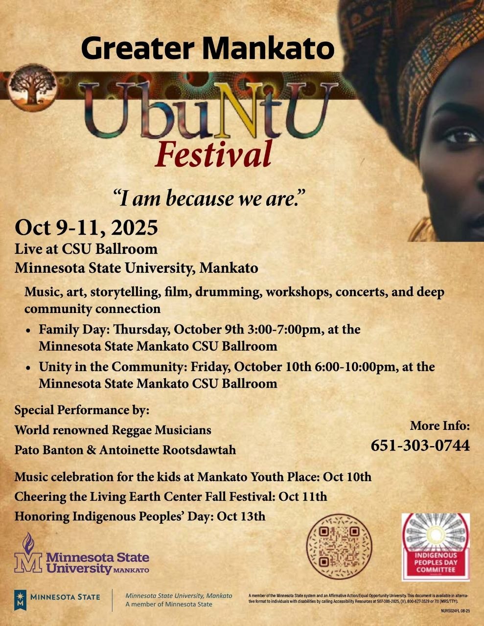 Greater Mankato Ubuntu Festival event poster